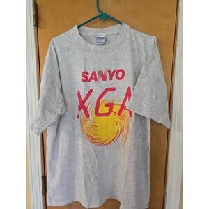 Vintage Sanyo XGA Promo T-Shirt 1990’s Single Stitch XL Rare!